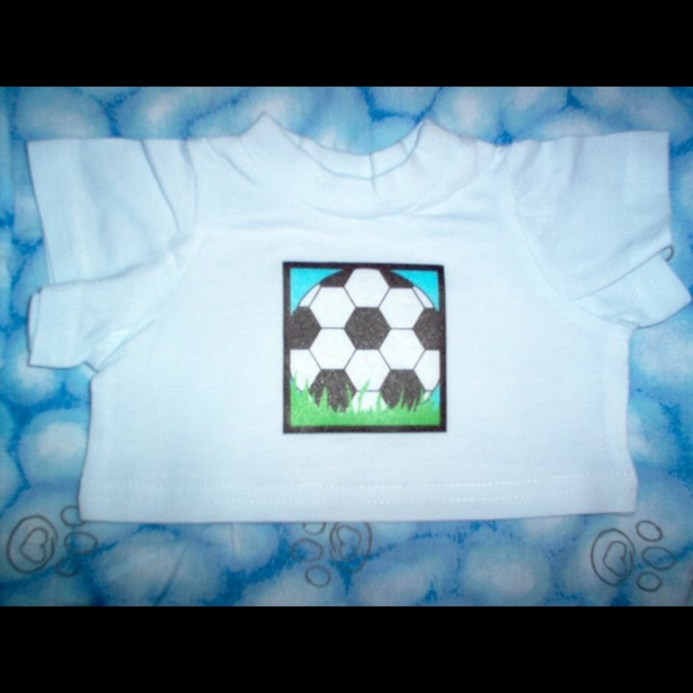 NEW Stuffed Animal Outfit - Soccer t-shirt